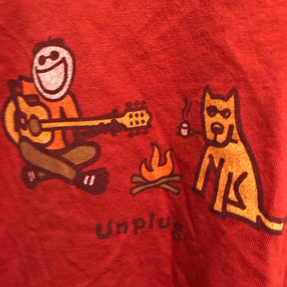 Vintage Life is Good “Unplug” Tee- 853 *tee deal $25 or $20 w/offer - Picture 2 of 3